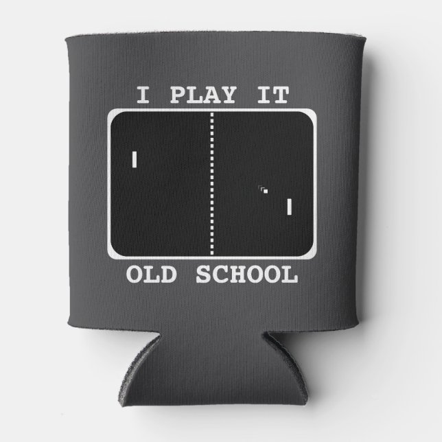 Old School Gamer Can Cooler (Front)