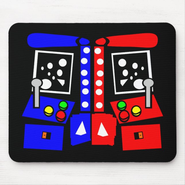 Old School Gamer Mouse Pad (Front)