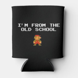 old school gaming can coozie