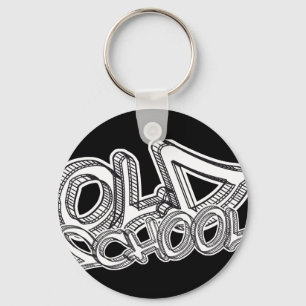 Old School graffiti Key Ring