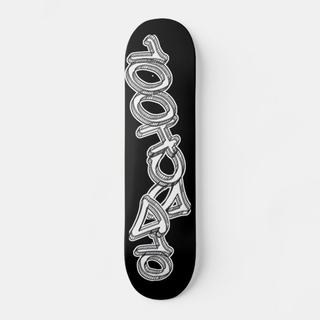 Old School graffiti Skateboard (Front)