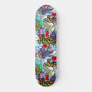 Old School Graffitti Skateboard