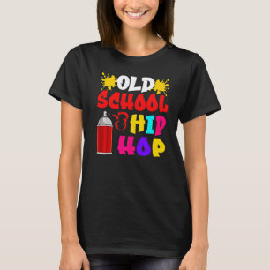 Old School Hip Hop Abstract Painter Artisan Messy T-Shirt