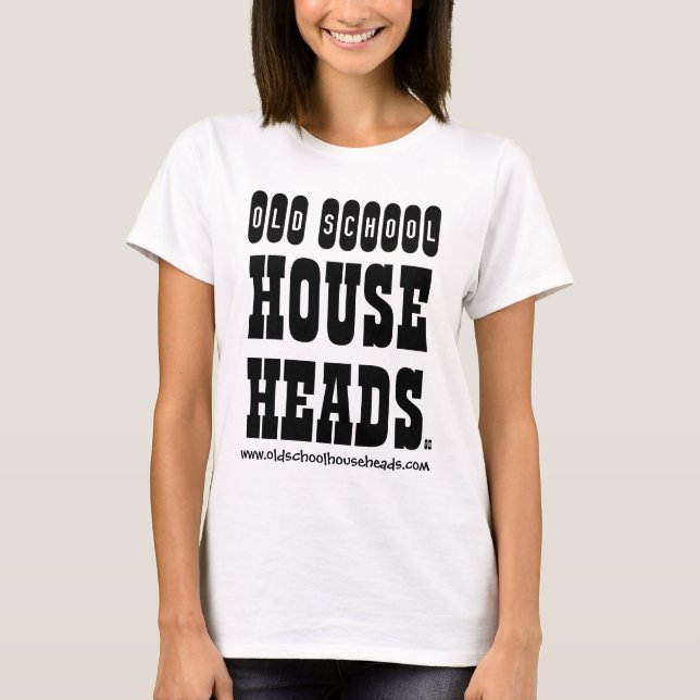 Old School House Heads Lady T Basic T-Shirt (Front)