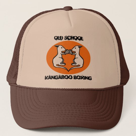 Old School Kangaroo Boxing Baseball Hat Cap