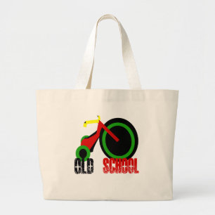 Old School Large Tote Bag