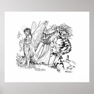 Old School Magic Mischief in the Mountains Poster