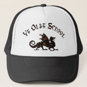 Old School - Mediaeval Dragon King Arthur Knights Trucker Hat