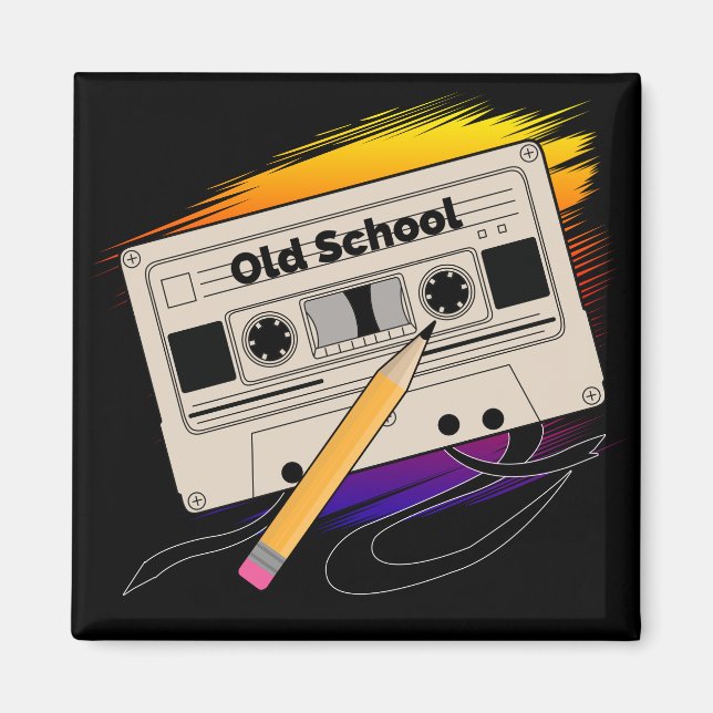 Old School Memories Magnet (Front)