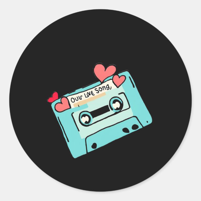 Old School Mixtape Sticker  (Front)