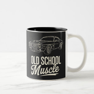 Old School Muscle Two-Tone Coffee Mug