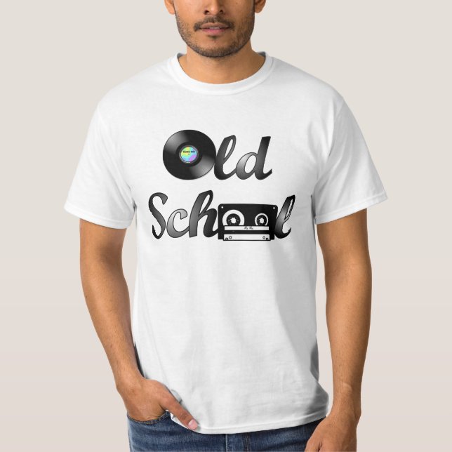 Old School Music Media T-Shirt (Front)