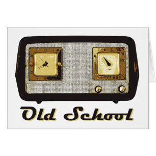 Old School Radio Retro Vintage