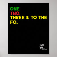 Old School Rap Hip Hop Merch One Two Three Quote 9