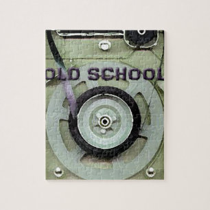 Old School Retro 8 Track Cassette Tape Jigsaw Puzzle