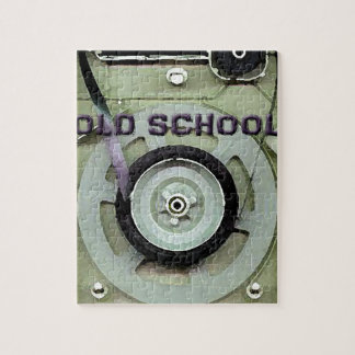Old School Retro 8 Track Cassette Tape Jigsaw Puzzle