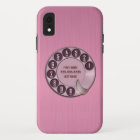 Old School Rotary Dial Phone Pink