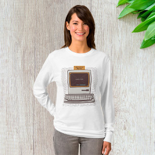 Old School Rules Retro Computer Game Over T-Shirt