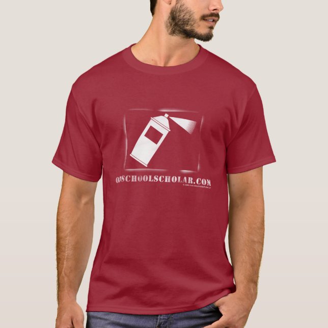 Old School Scholar Graf Writer Tee (Front)