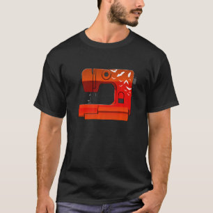 Old School Sewing Machine Women Clothes Sewing Lov T-Shirt