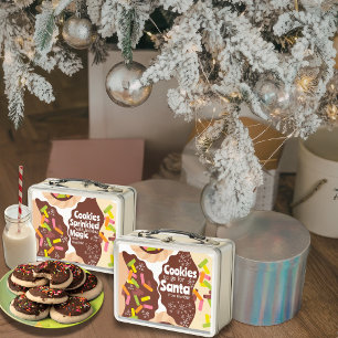 Old School Vintage Christmas Lunch Box