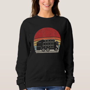 Old School Vintage Retro Recycling Trash Garbage T Sweatshirt