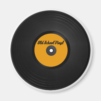 Old School Vinyl fridge magnet
