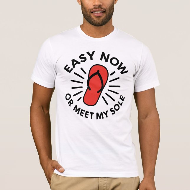Old School Warning Humor T-Shirt (Front)