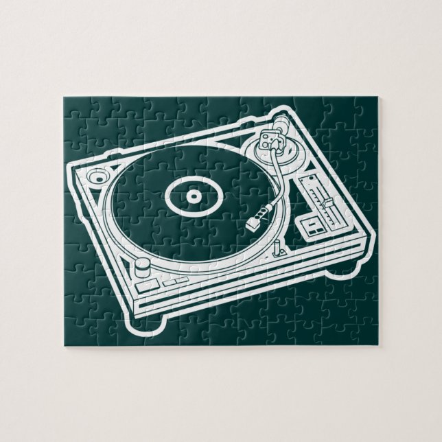 Old School Wax / Turntable Jigsaw Puzzle (Horizontal)