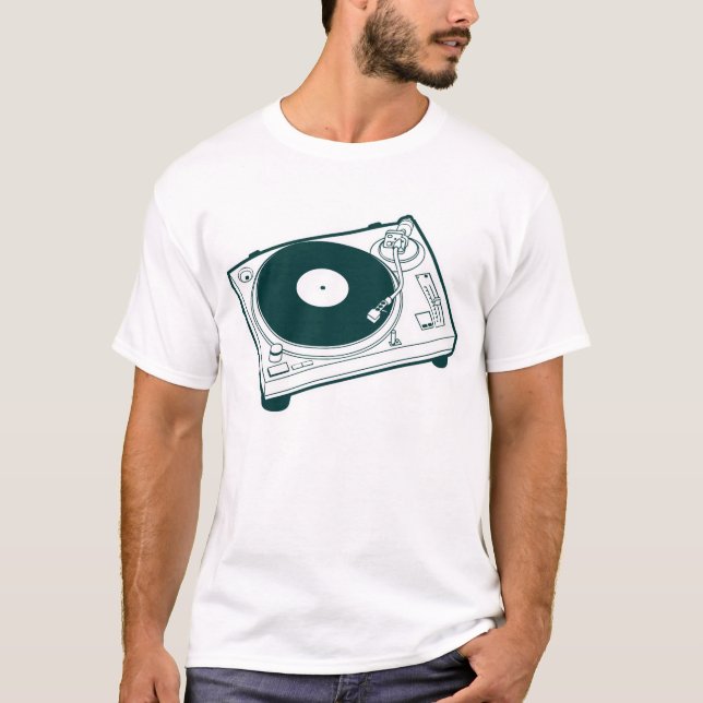 Old School Wax / Turntable T-Shirt (Front)