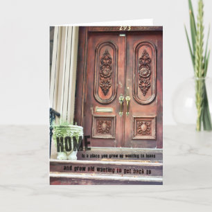 OLD SCHOOL WELCOME Greeting Card