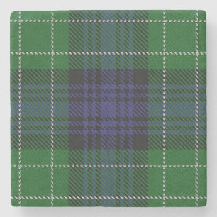 Old Scots Tavern Clan Abercrombie Tartan Stone Coaster