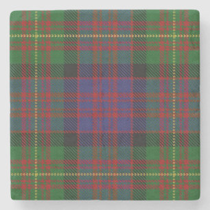 Old Scots Tavern Clan Carnegie Tartan Stone Coaster