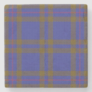 Old Scots Tavern Clan Elliot Elliott Tartan Stone Coaster