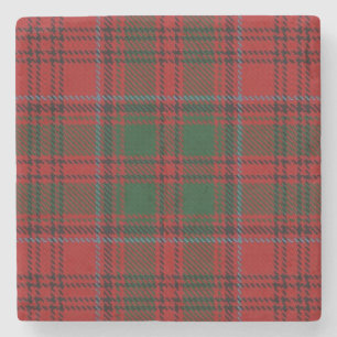 Old Scots Tavern Clan Grant Tartan Stone Coaster