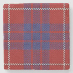 Old Scots Tavern Clan Hamilton Tartan Stone Coaster