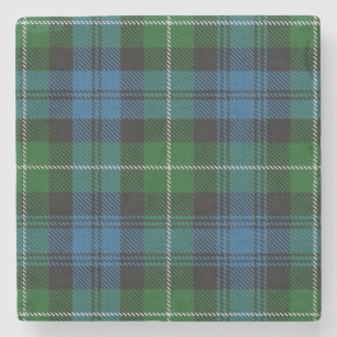 Old Scots Tavern Clan Lamont Tartan Stone Coaster