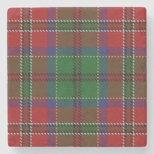 Old Scots Tavern Clan MacCulloch Tartan Stone Coaster