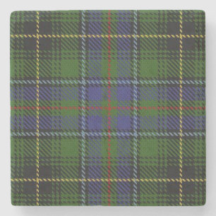 Old Scots Tavern Clan MacInnes Tartan Stone Coaster