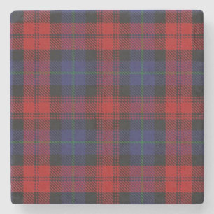 Old Scots Tavern Clan MacLachlan Tartan Stone Coaster