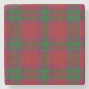 Old Scots Tavern Clan MacNab Tartan Stone Coaster