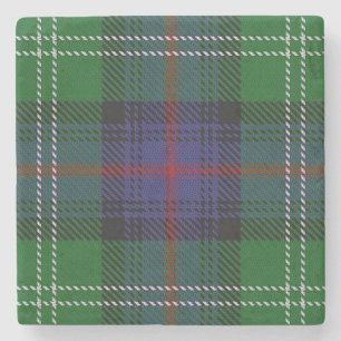 Old Scots Tavern Clan Sutherland Tartan Stone Coaster