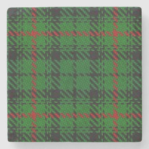 Old Scots Tavern Clan Urquhart Tartan Stone Coaster