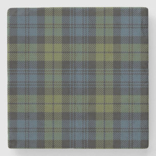 Old Scots Tavern Scottish Campbell Tartan Stone Coaster