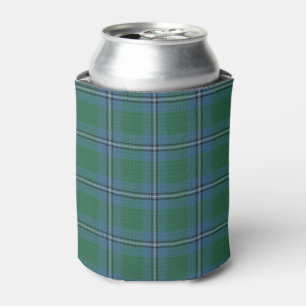 Old Scotsman Clan Irvine Irwin Tartan Can Cooler