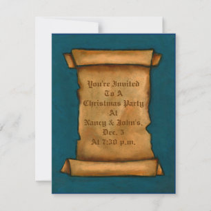 Old Scroll: You Fill In: Invitation, Announcement