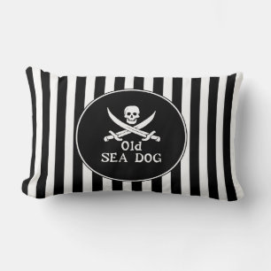 Old Sea Dog Throw Pillow