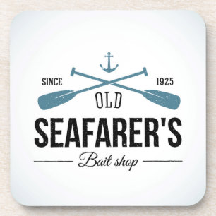 Old Seafarers Bait Shop Coaster