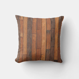 Old Shabby Wood Flooring Cushion