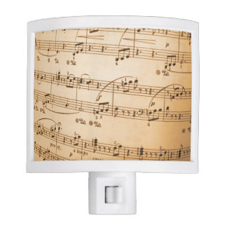 Old Sheet Music Nite Lites